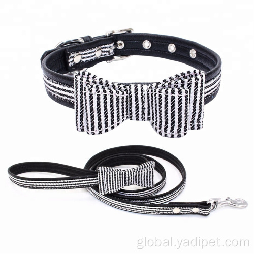 Leather Led Dog Collar Leash Leather Pet Dog Collars Leash Training Dogs Collar Supplier